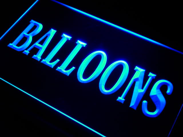Balloons Supply Shop Neon Light Sign
